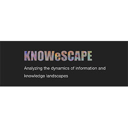 KNOWeSCAPE: Analyzing the dynamics of information and knowledge landscapes